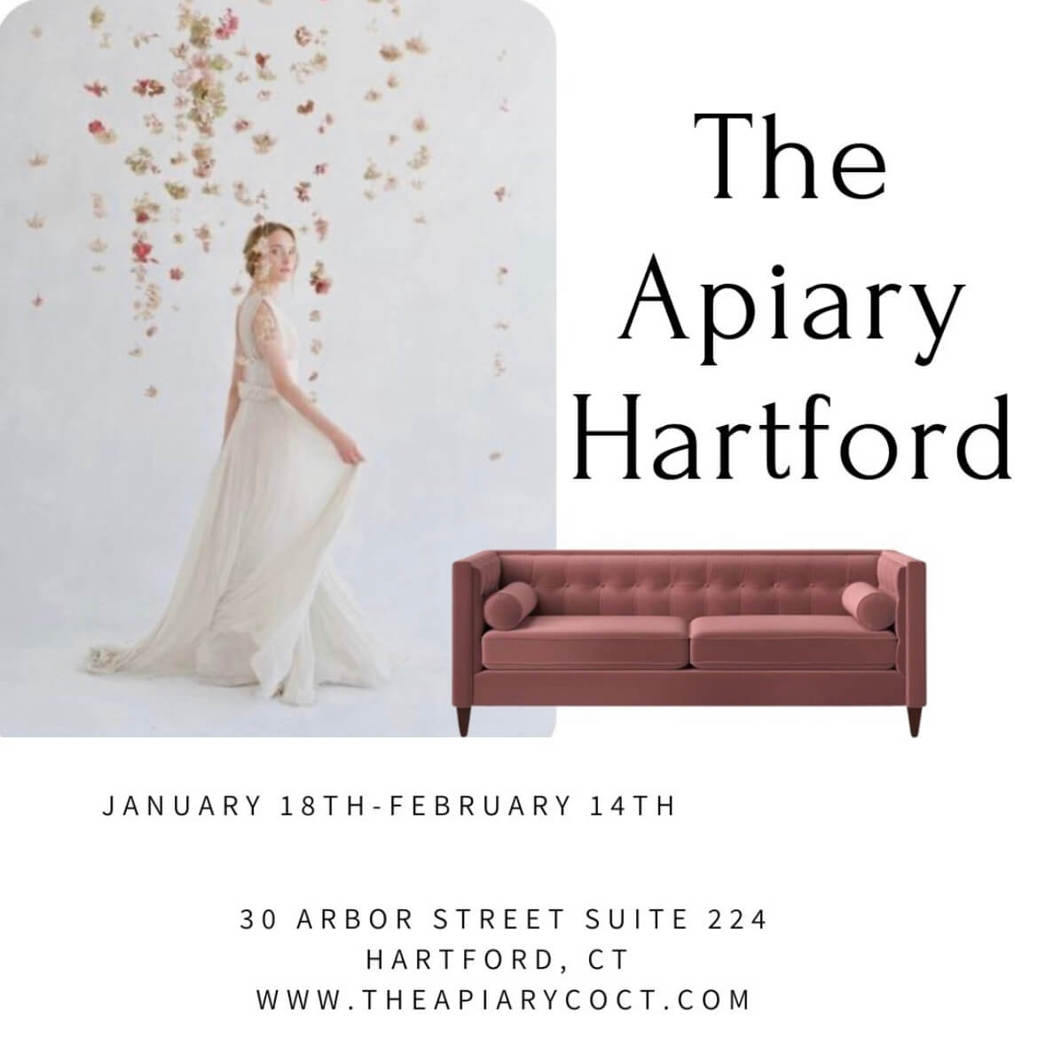 A flyer for the apiary in Hartford